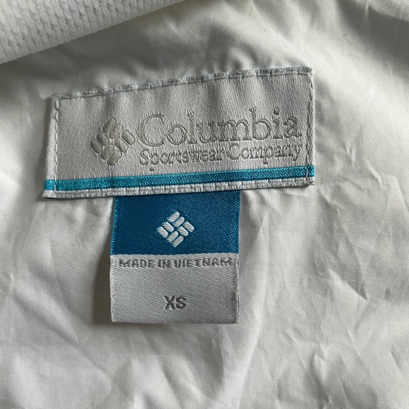 Columbia Zuma Stack II Lightweight Basic Jacket White Sz XS - Picture 4 of 4